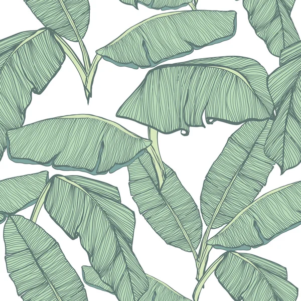 sorunsuz arka plan tropikal palmiye yaprakları