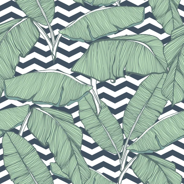 sorunsuz arka plan tropikal palmiye yaprakları