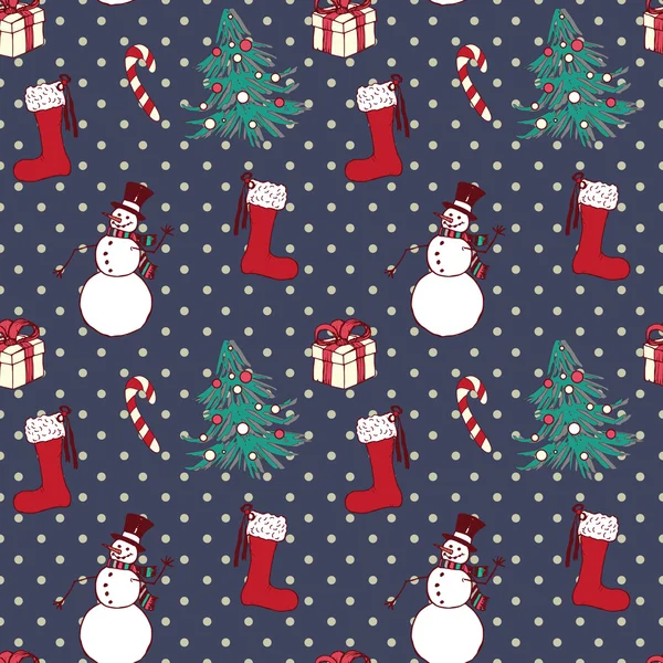 Dikişsiz Noel desen vektör