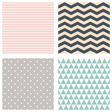 Şirin desenler collection. Vektör arka plan. Vintage tasarım. Yaz koleksiyonu