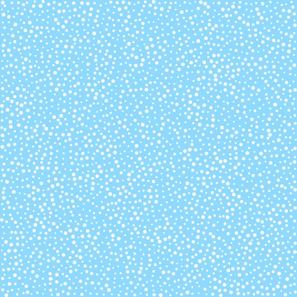 Pois blancs sur fond bleu, motif sans couture pour caillot textile — Image vectorielle