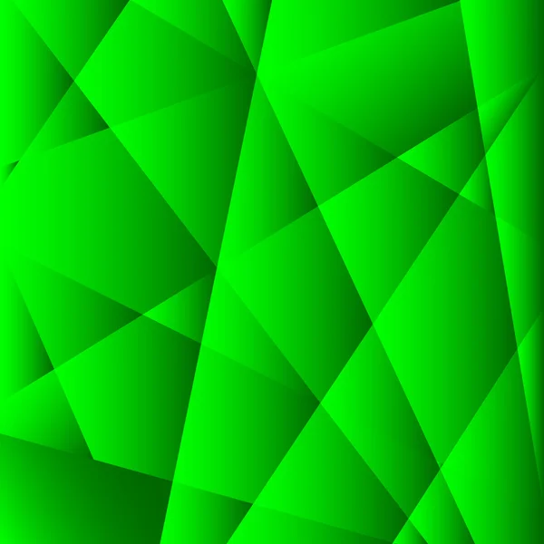 Abstract Green Geometric Background. — Stock Vector