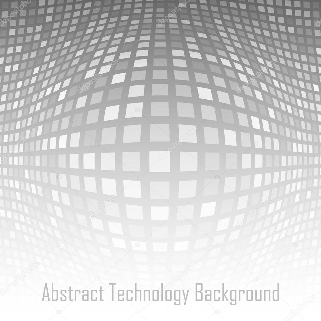 Abstract Gray - White Technology Background