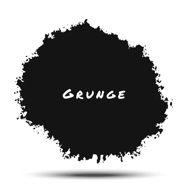 Splatter de grunge aquarela preta . — Vetor de Stock