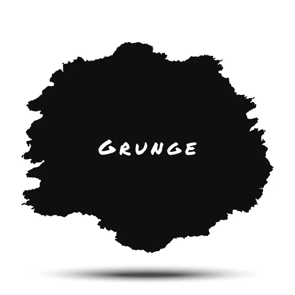 Éclaboussure de Grunge aquarelle noire . — Image vectorielle