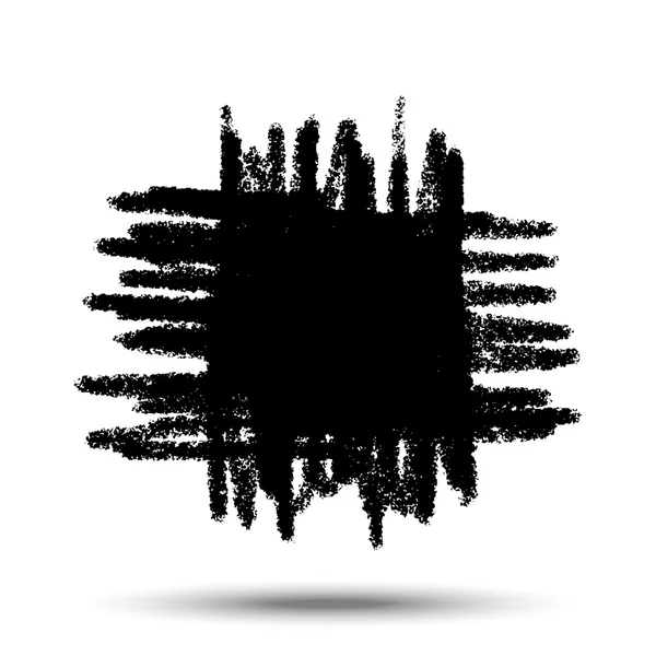 Tache de gribouillage Dessinée à la main au crayon — Image vectorielle