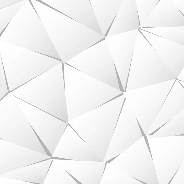 Abstrakte weiße Papier Dreieck Hintergrund — Stockvektor