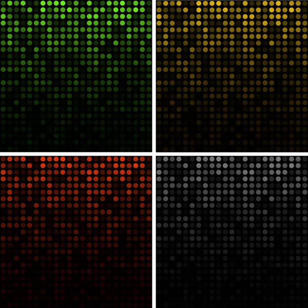 Ensemble de milieux technologiques abstraits — Image vectorielle