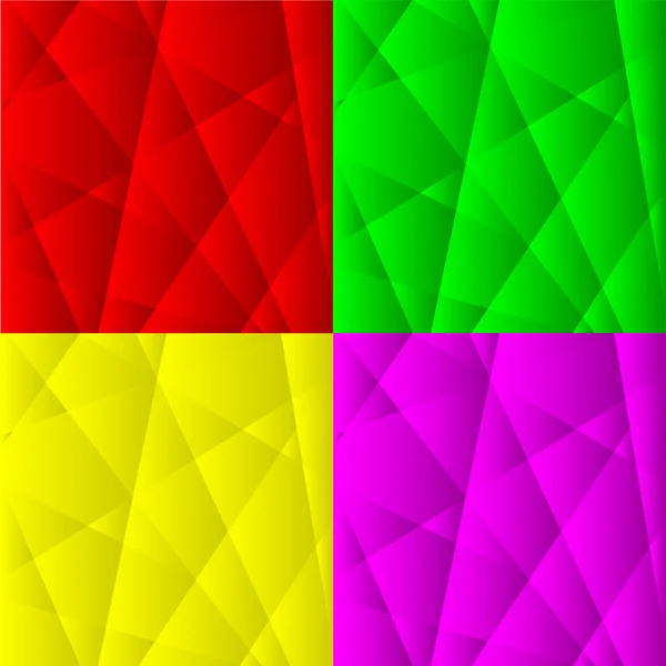 Ensemble de décors géométriques abstraits. — Image vectorielle