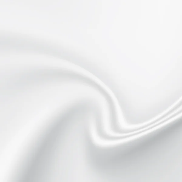 Fundo de seda branco, composição horizontal . — Vetor de Stock