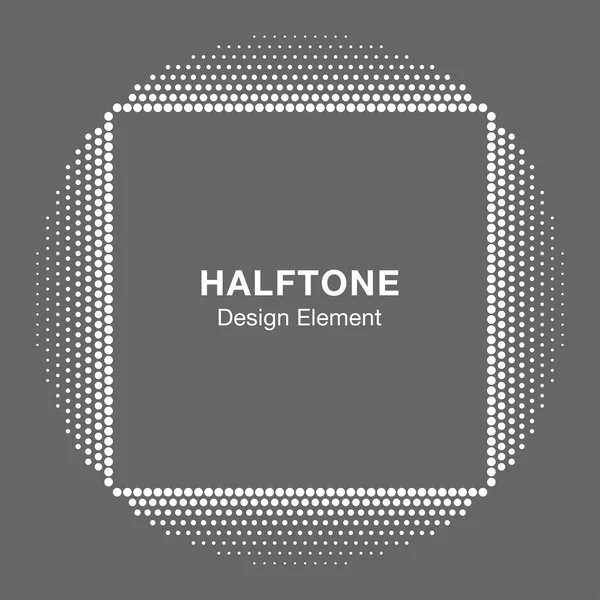 Abstracte halftone ontwerpelement — Stockvector