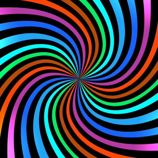 Kolorowe tło Bright spirala. — Wektor stockowy