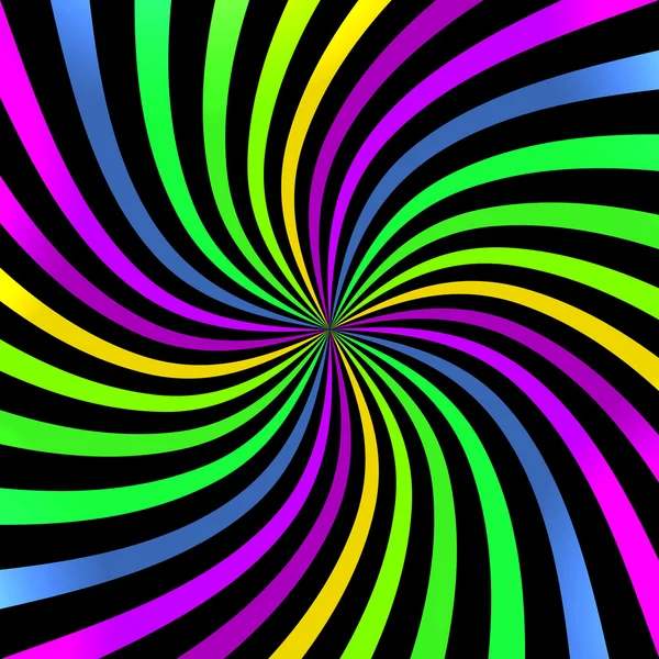 Fondo espiral brillante colorido . — Vector de stock