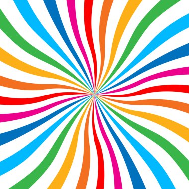 Renkli parlak gökkuşağı sarmal arka plan.