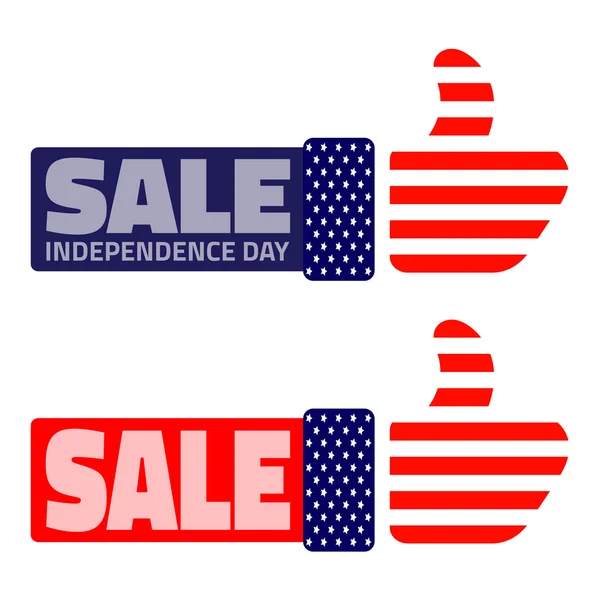 Τέταρτης Ιουλίου αμερικανική πώληση ημέρα ανεξαρτησίας — Διανυσματικό Αρχείο