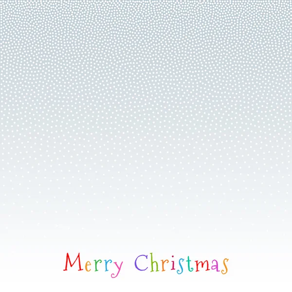 Christmas, New Year Gradient Snow Fake Dots Background — Stock Vector