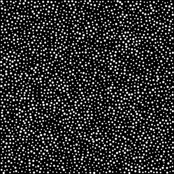 Modèle sans couture à pois noirs - blancs pour l'industrie textile — Image vectorielle