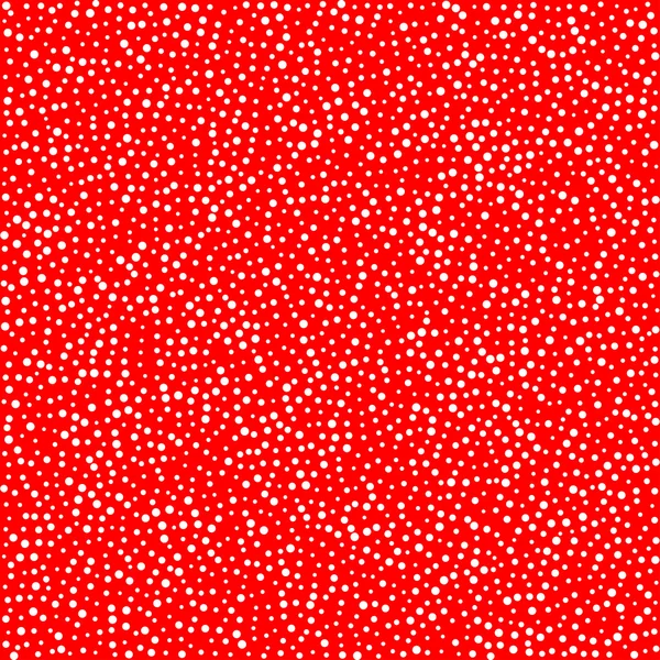 Pois sur fond rouge, motif sans couture pour l'industrie textile . — Image vectorielle