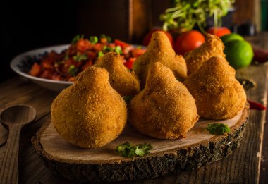 Brezilya sokak gıda Coxinhas
