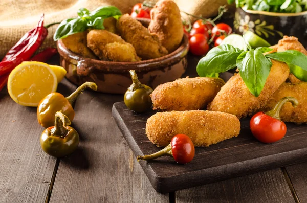 Hausgemachte Kartoffelkroketten — Stockfoto