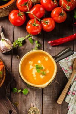 kremalı domates çorbası