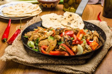 Sichuan et karışımı naan