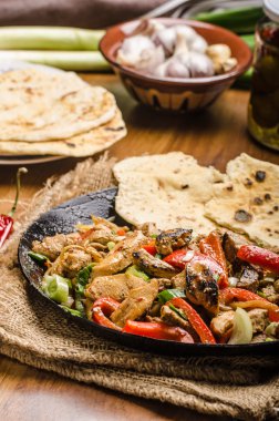 Sichuan et karışımı naan