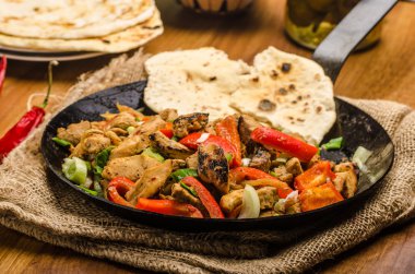 Sichuan et karışımı naan