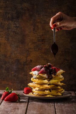 Özgün Belçika waffle