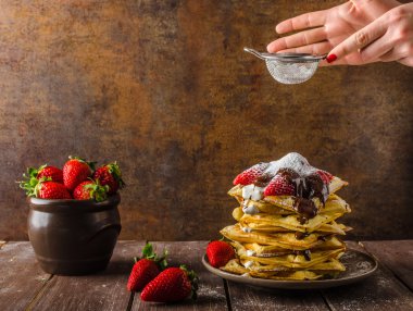 Özgün Belçika waffle