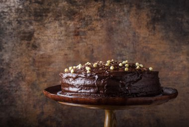 Çikolatalı kek üç katmanları