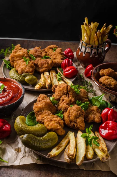 Wiener schnitzel orijinal — Stok fotoğraf