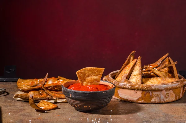 Nachos tortilla de casă — Fotografie, imagine de stoc