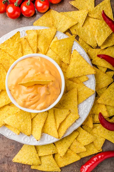 Tortilla con dos salsas — Foto de Stock