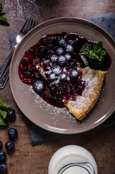 Dutch style pancake — Stock Photo, Image