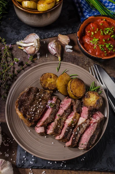 Rib eye steak — Stock Photo, Image