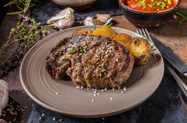 Rib eye steak — Stock Photo, Image