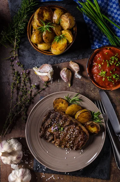 Rib Eye Steak — Stock fotografie