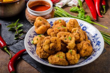 Ekmekli kızarmış karnabahar