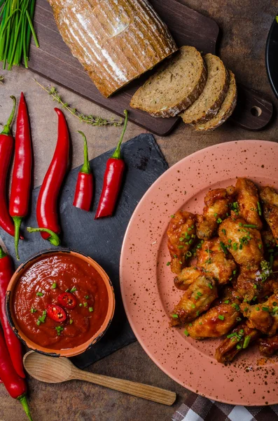 Chicken hot wings — Stock Photo, Image