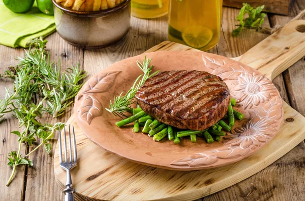 Bife de lombo de vaca — Fotografia de Stock