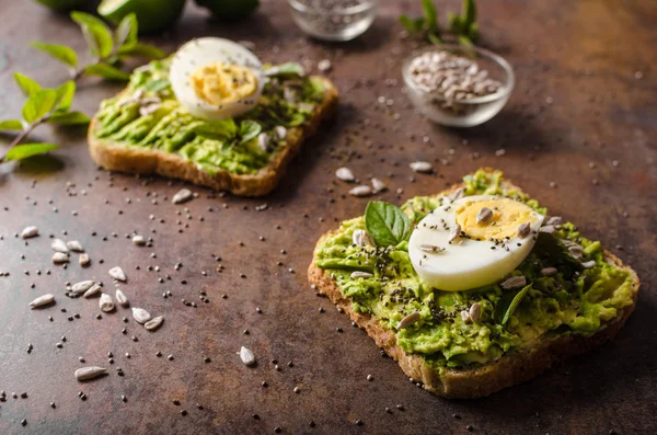 Wholegrain sandwich healthy — Stock Photo, Image