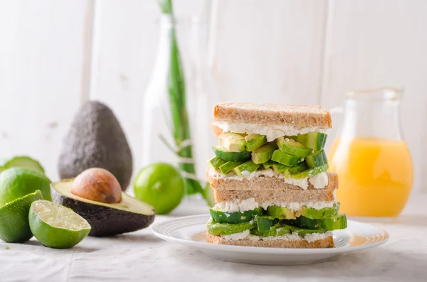 Bio sándwich saludable — Foto de Stock