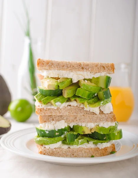 Bio sándwich saludable — Foto de Stock