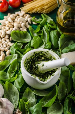 Fesleğen pesto yapmak
