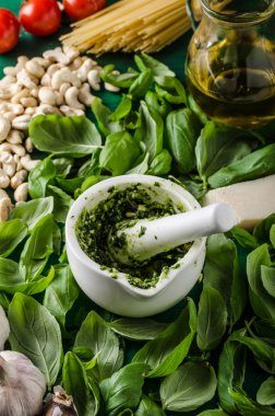Fesleğen pesto yapmak