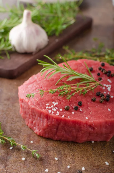 Rindfleisch roh — Stockfoto