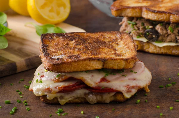 Baked french toast — Stock Photo, Image