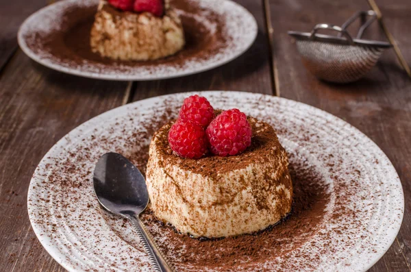 Cacao panna cotta — Stockfoto