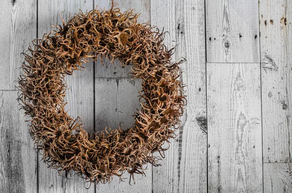 Beautiful Advent Wreaths All Homemade Natur Supply — Stock Photo, Image